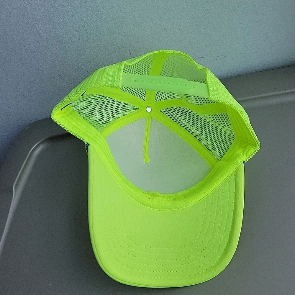 Cloud 9 Neon Green Trucker Hat - Picture 3 of 8